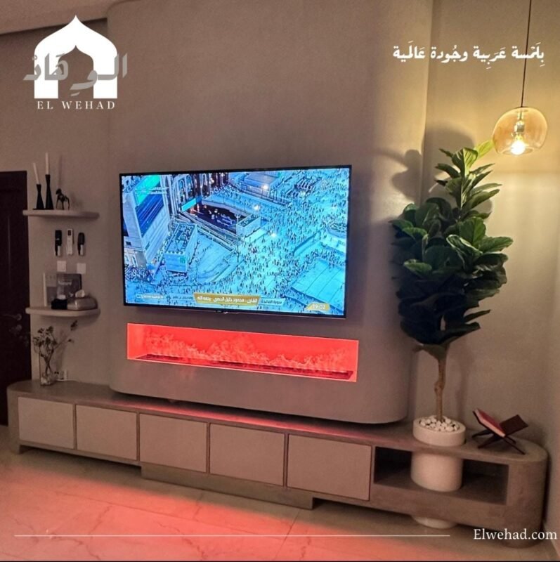 واجهة تلفزيون من المايكرو سمنت